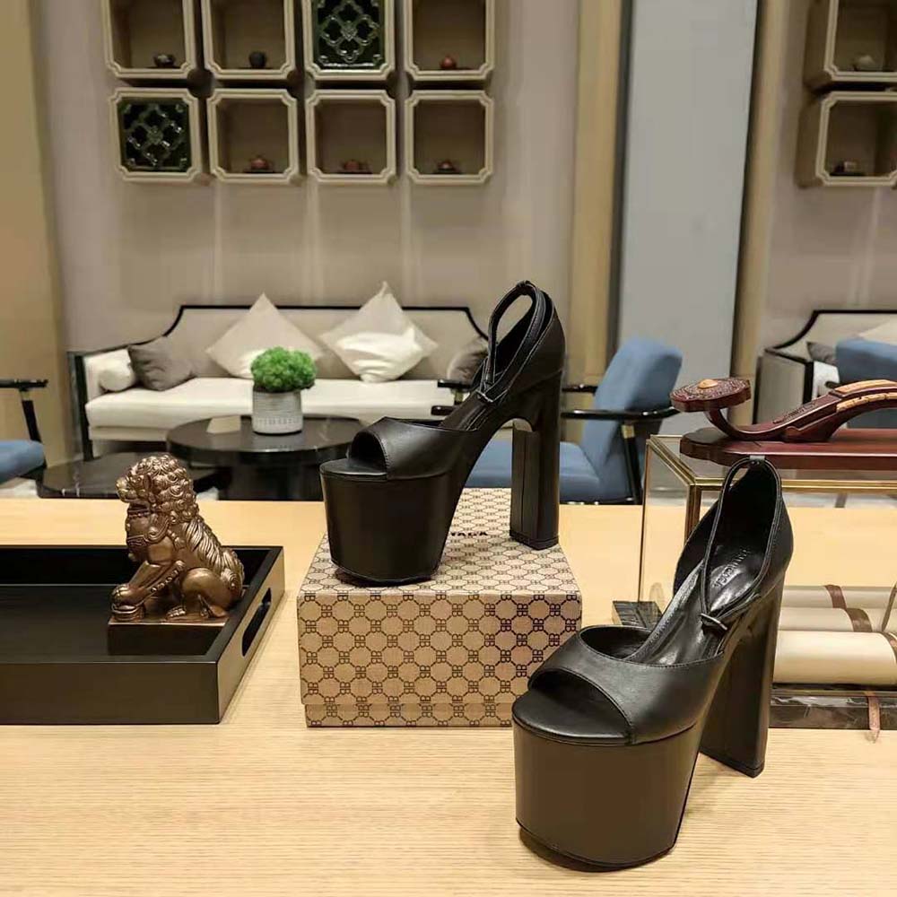 Balenciaga Women Camden 160mm Sandal in Black - image 4
