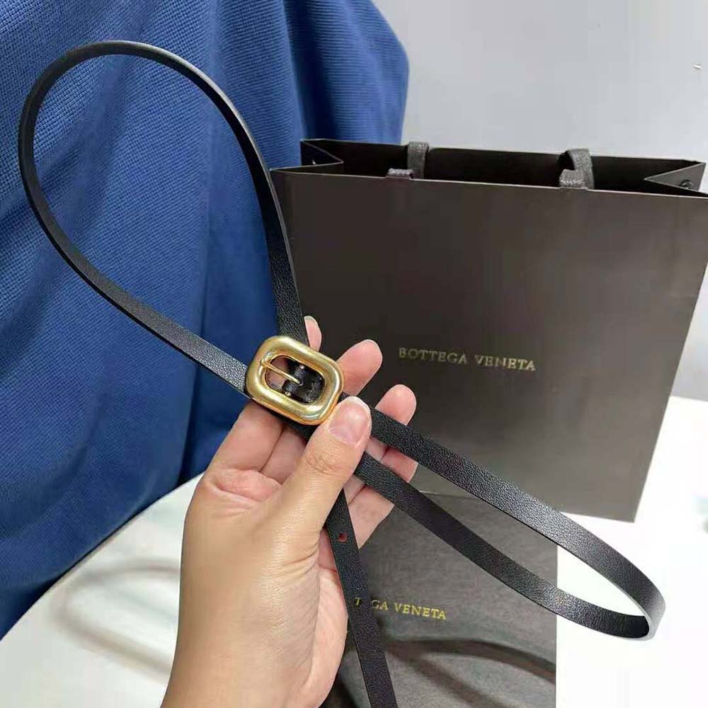 Bottega Veneta Women Chain Link Belt-Black - image 7