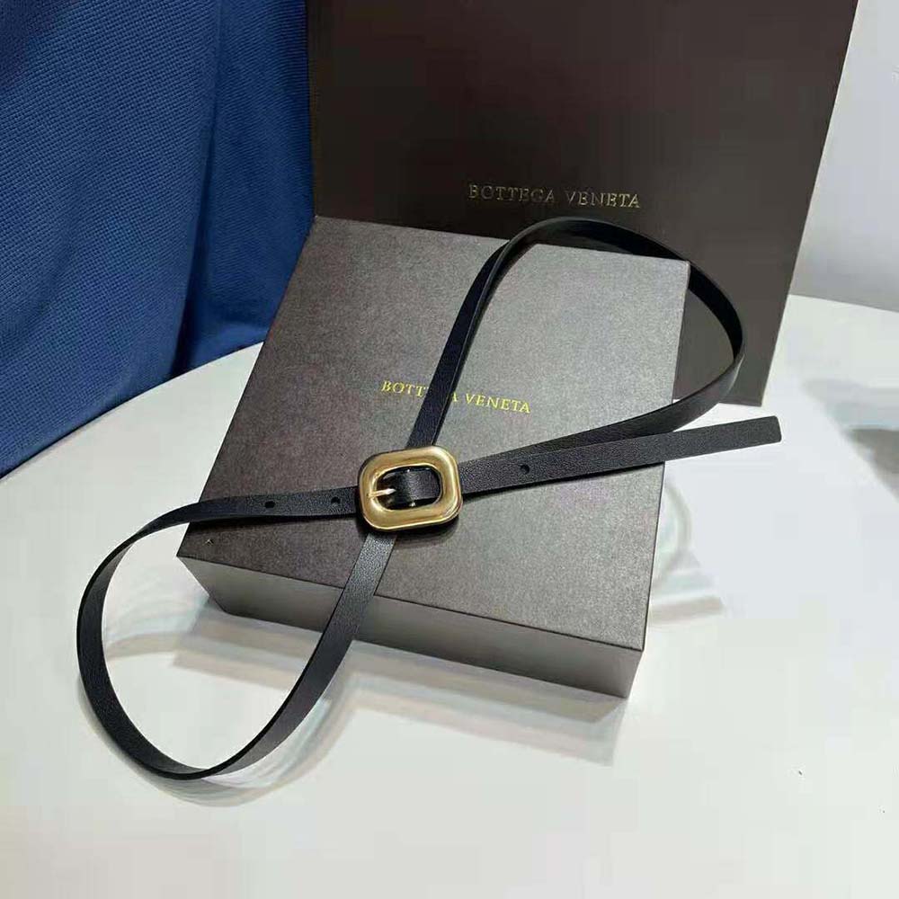 Bottega Veneta Women Chain Link Belt-Black - image 6