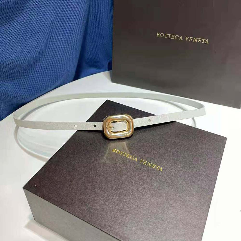 Bottega Veneta Women Chain Link Belt-White - image 7