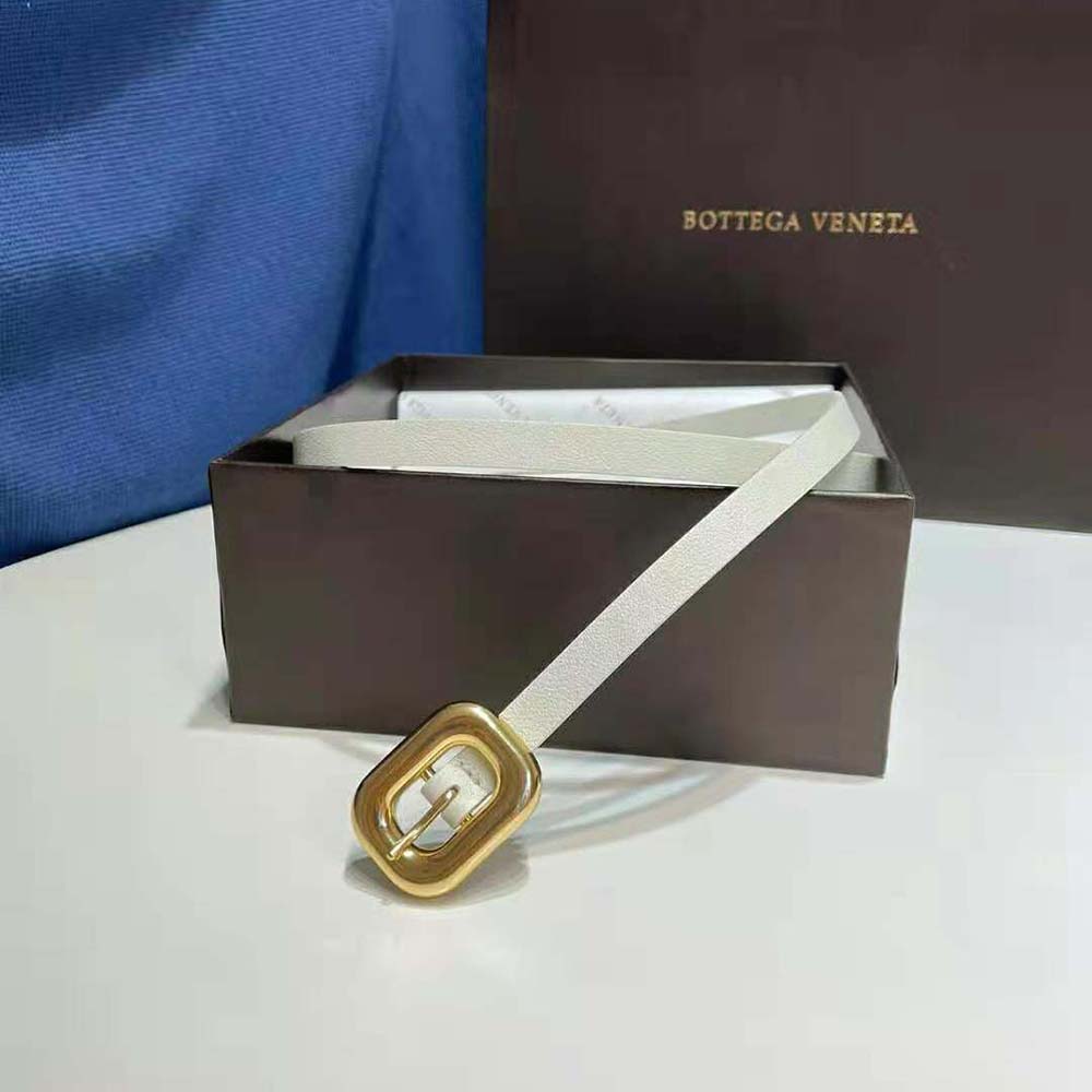 Bottega Veneta Women Chain Link Belt-White - image 6