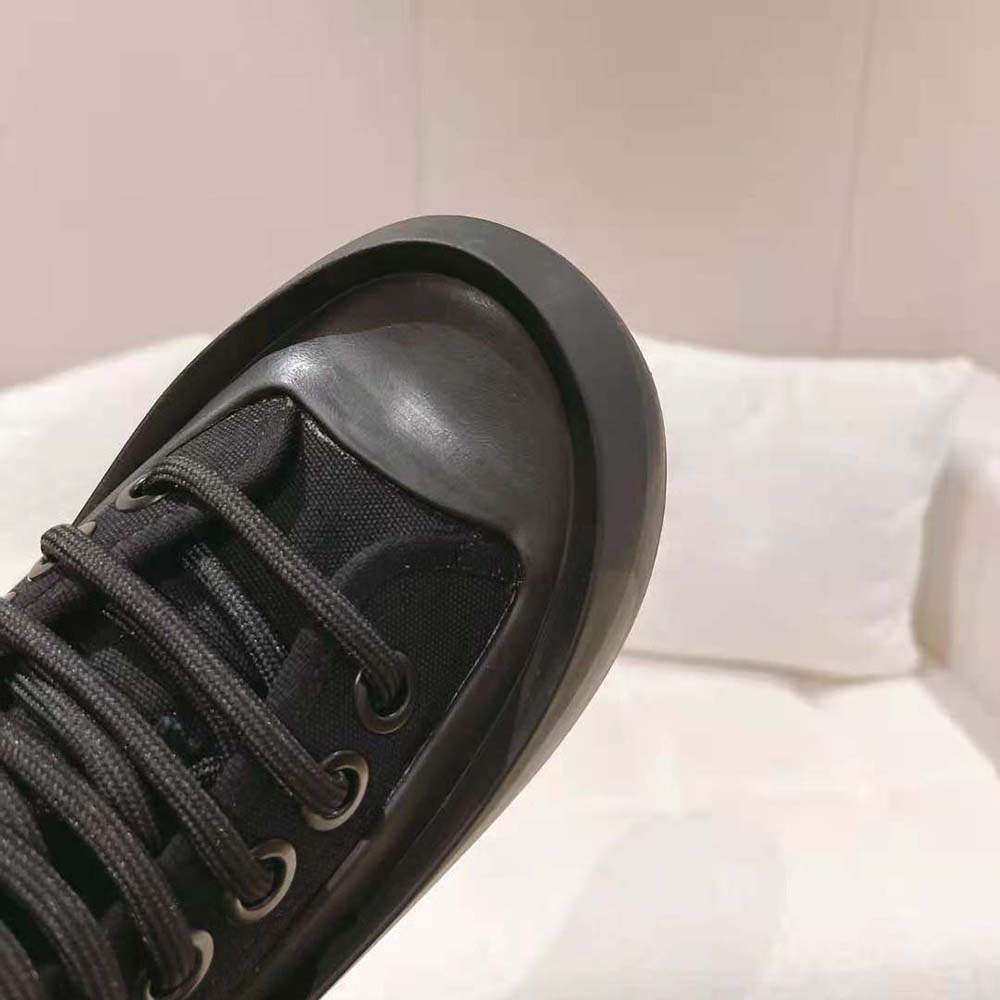 Bottega Veneta Unisex Jumbo Sneaker Nylon High Top Lace-up Sneakers-Black - image 9