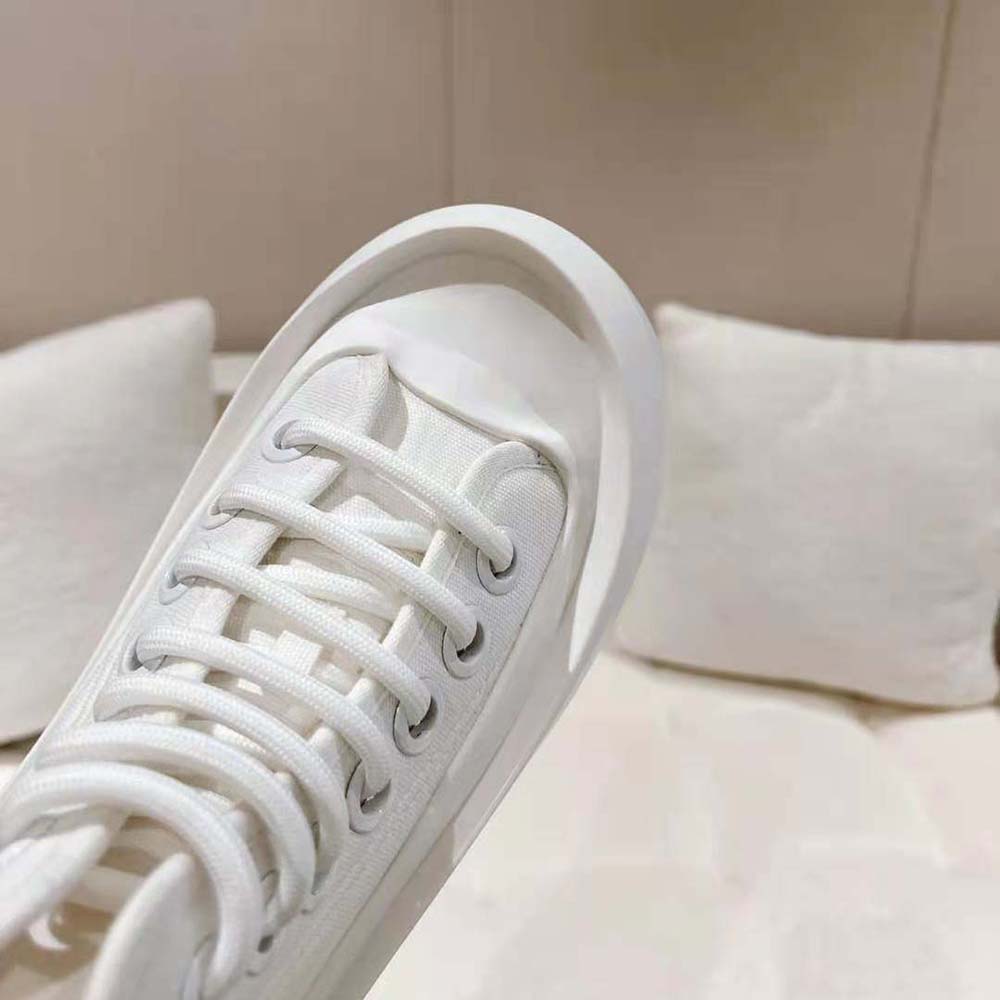 Bottega Veneta Unisex Jumbo Sneaker Nylon High Top Lace-up Sneakers-White - image 8