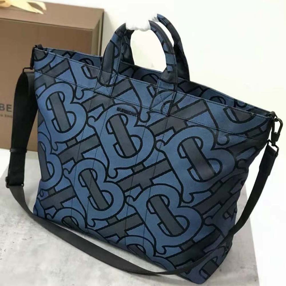Burberry Men Ormond Tote with Raised Burberry Lettering - image 5