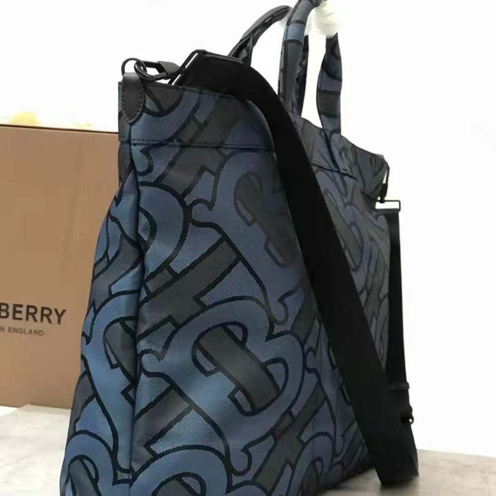 Burberry Men Ormond Tote with Raised Burberry Lettering - image 8