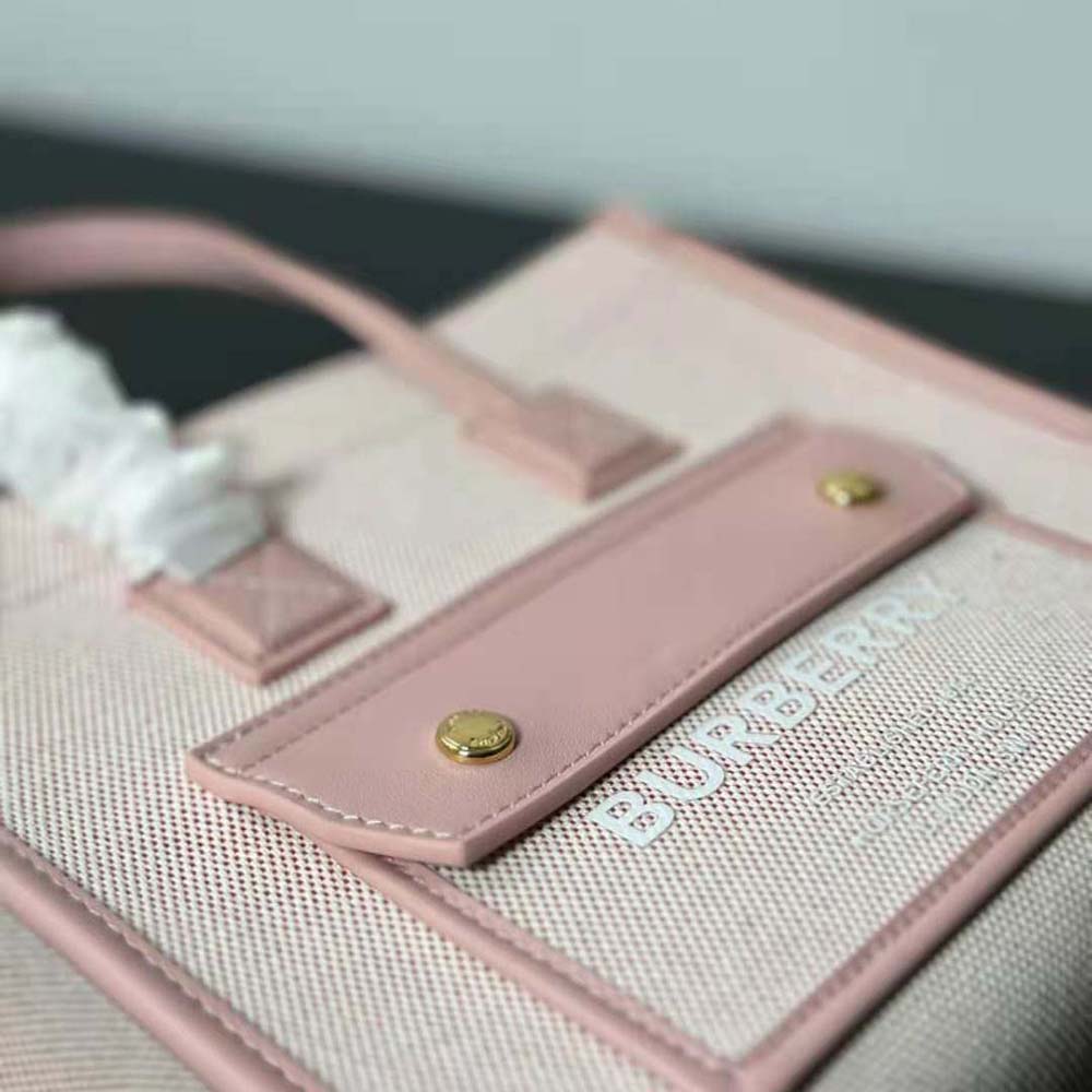 Burberry Women Mini Freya Tote-Pink - image 9