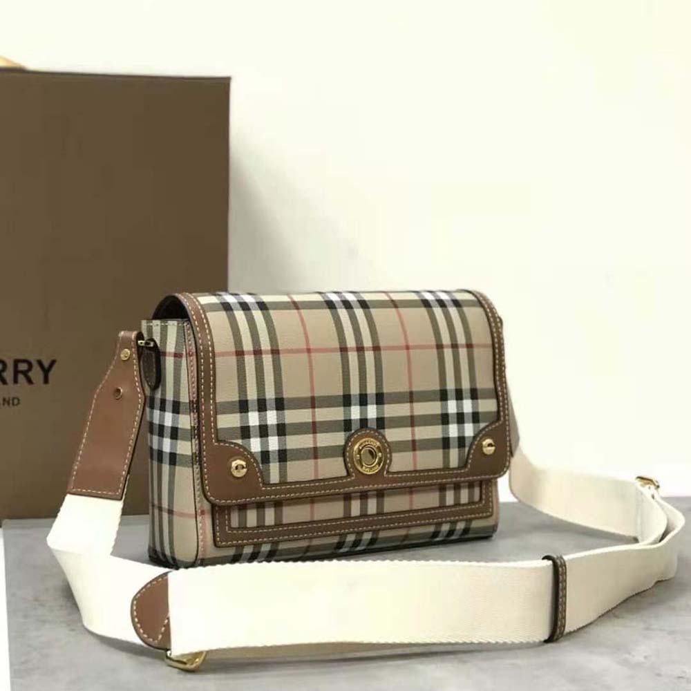 Burberry Women Note Bag with Logo-engraved Studs - image 4