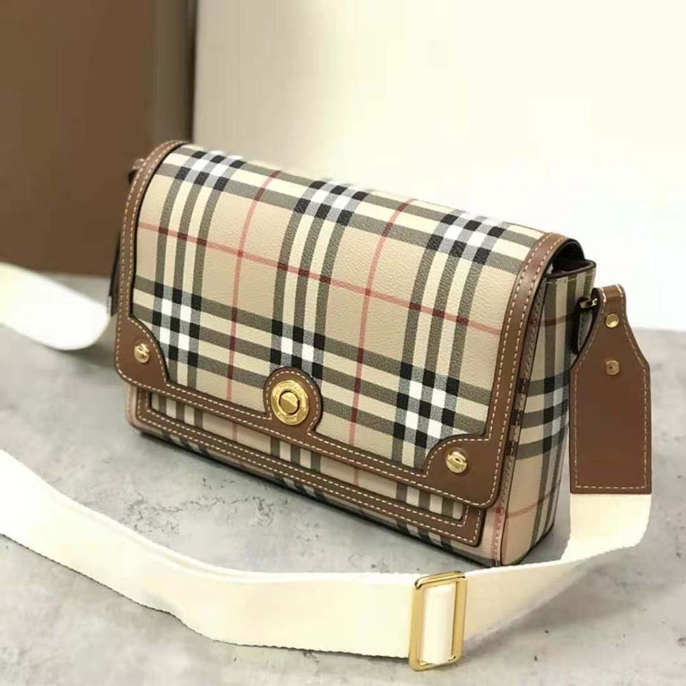Burberry Women Note Bag with Logo-engraved Studs - image 5