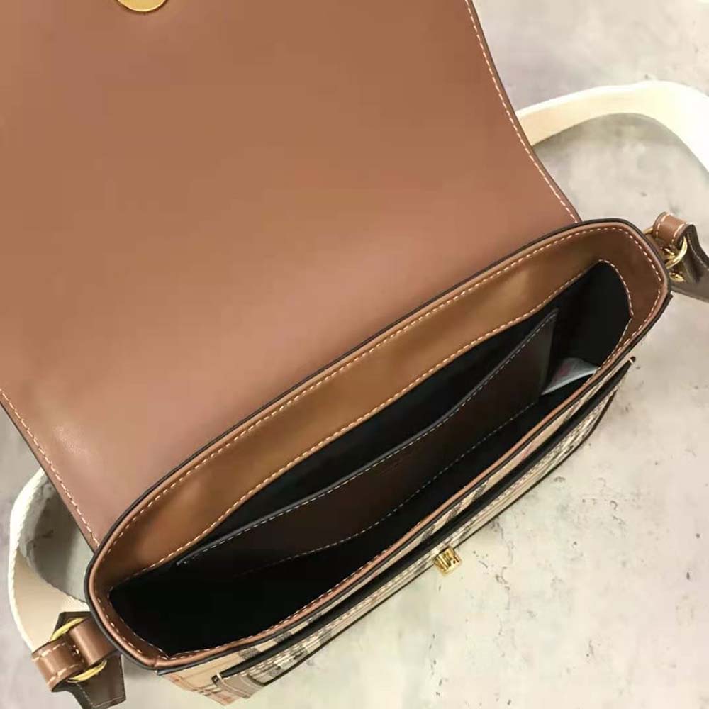 Burberry Women Note Bag with Logo-engraved Studs - image 9