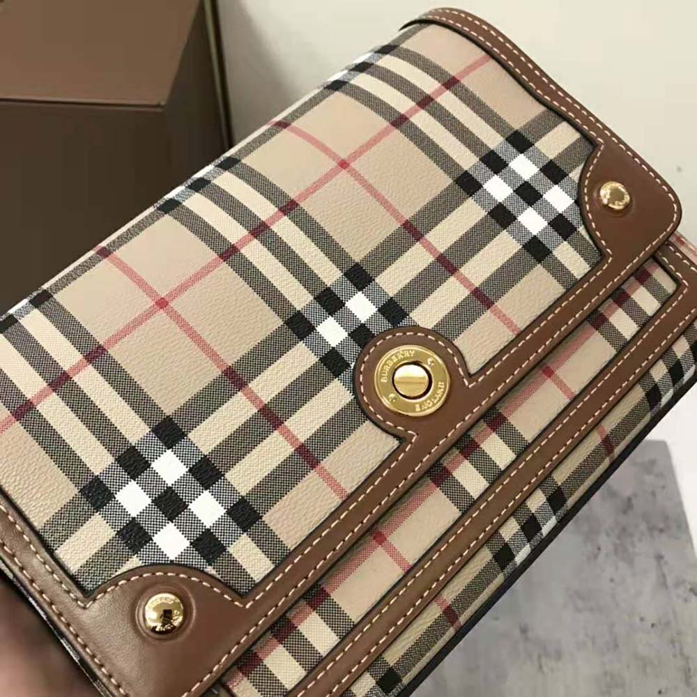 Burberry Women Note Bag with Logo-engraved Studs - image 8