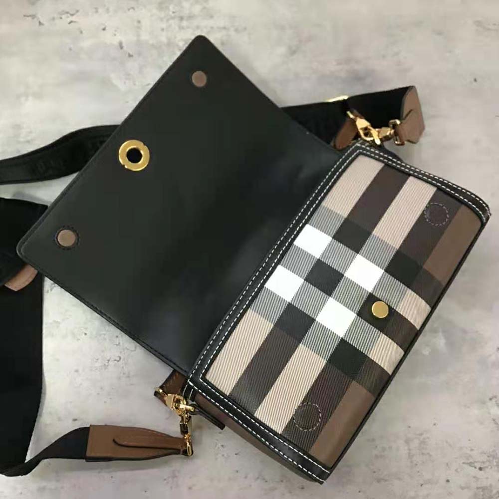 Burberry Women Top Handle Note Bag with Logo-engraved Studs - image 7