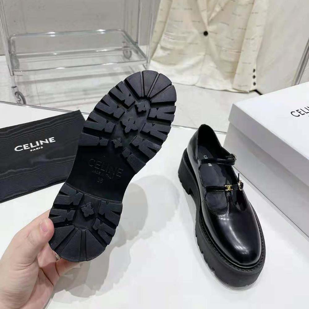 Celine Women Bulky Babies Triomphe in Polished Bull-Black - image 10
