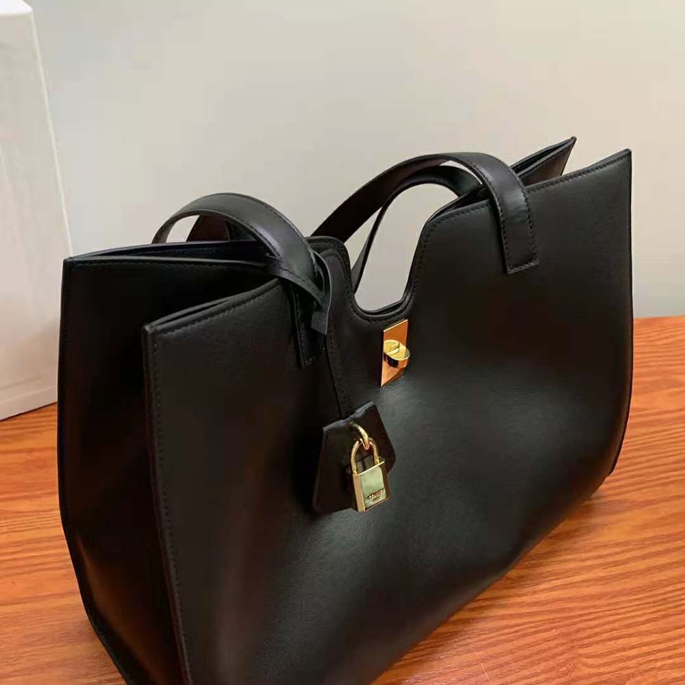 Celine Women Cabas 16 in Smooth Calfskin-Black - image 6