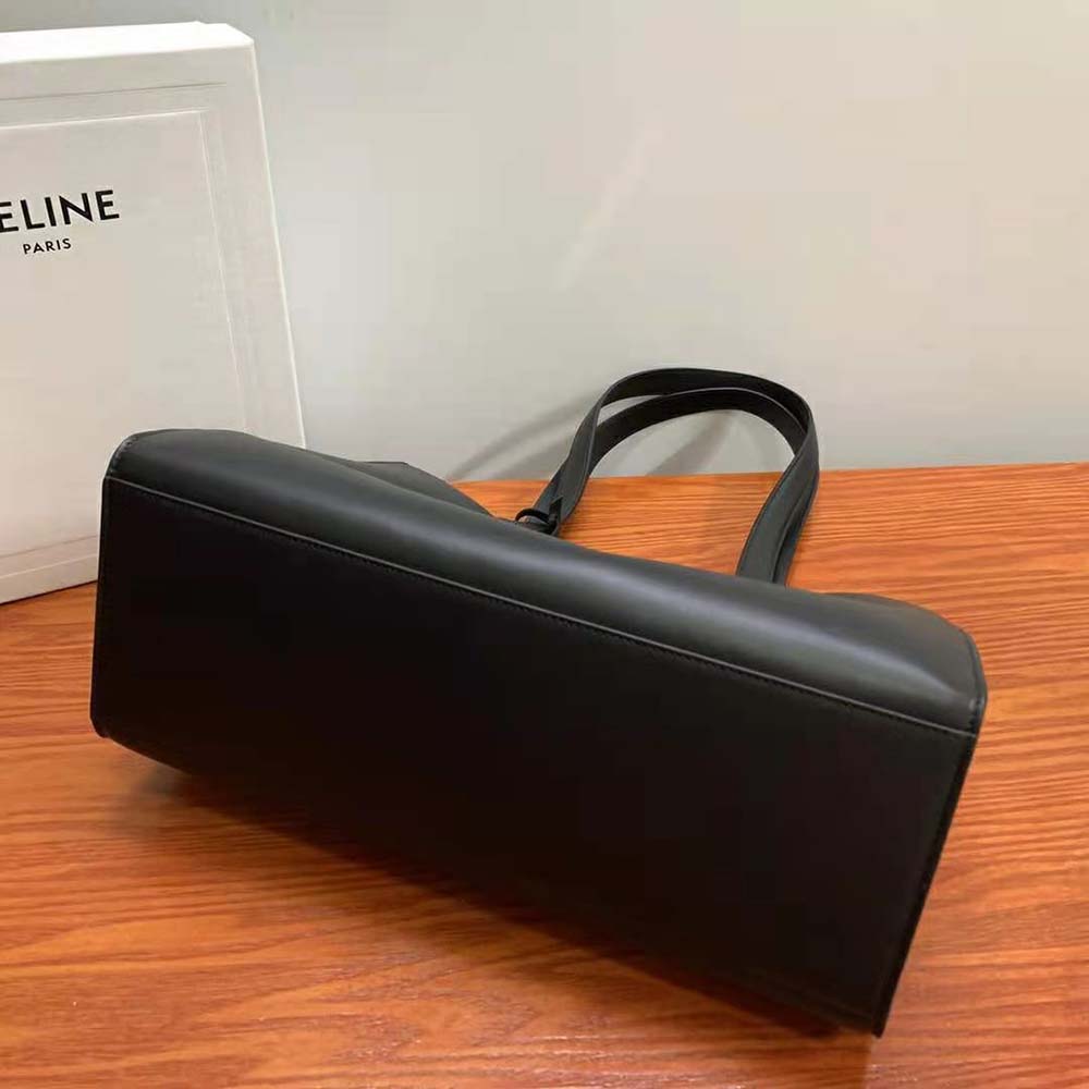Celine Women Cabas 16 in Smooth Calfskin-Black - image 5