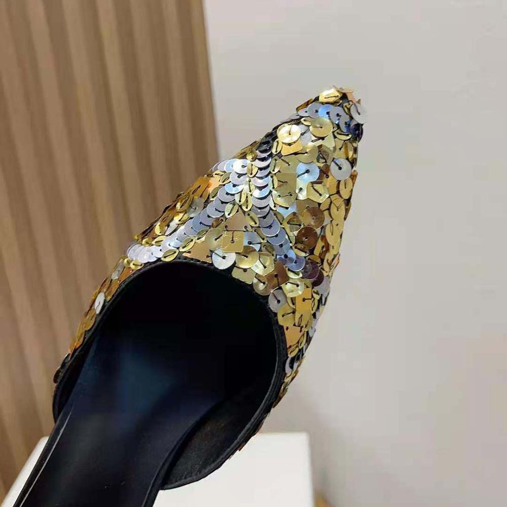 Celine Women Kitten in Embroidered Calfskin & Calfskin - image 8