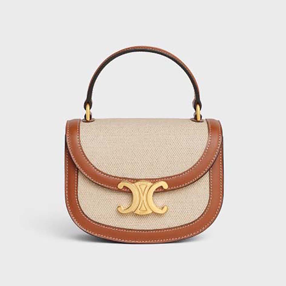 Understanding the Mini Besace Triomphe Handbag Family by Celine