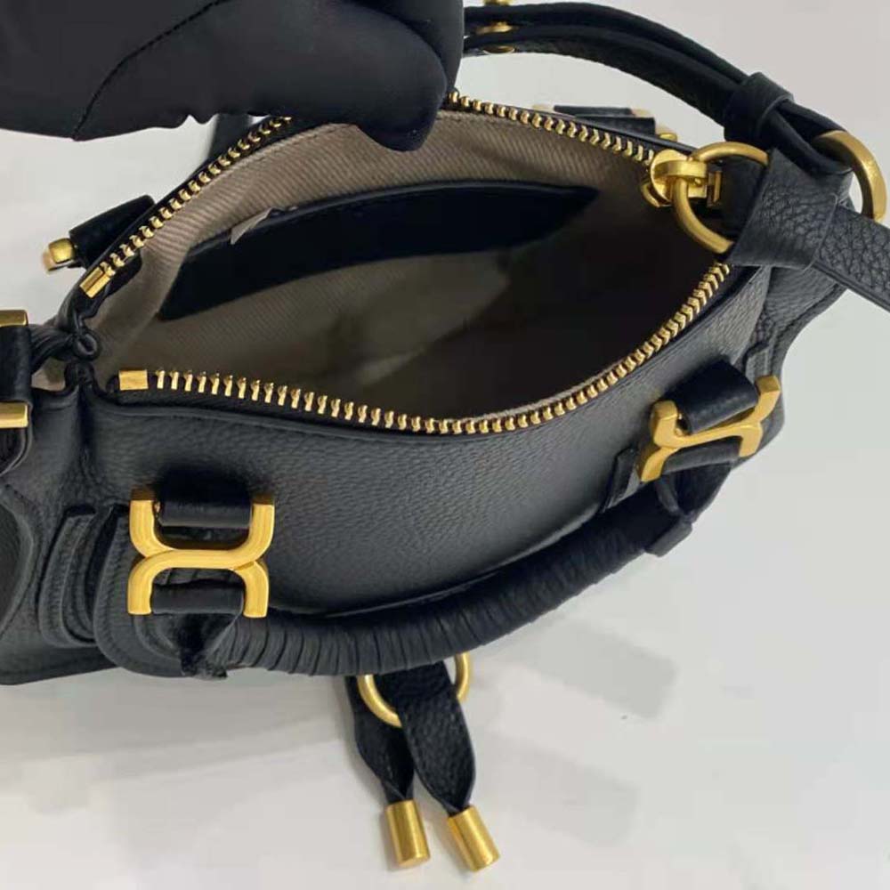 Chloe Women Marcie Mini Double Carry Bag-Black - image 6