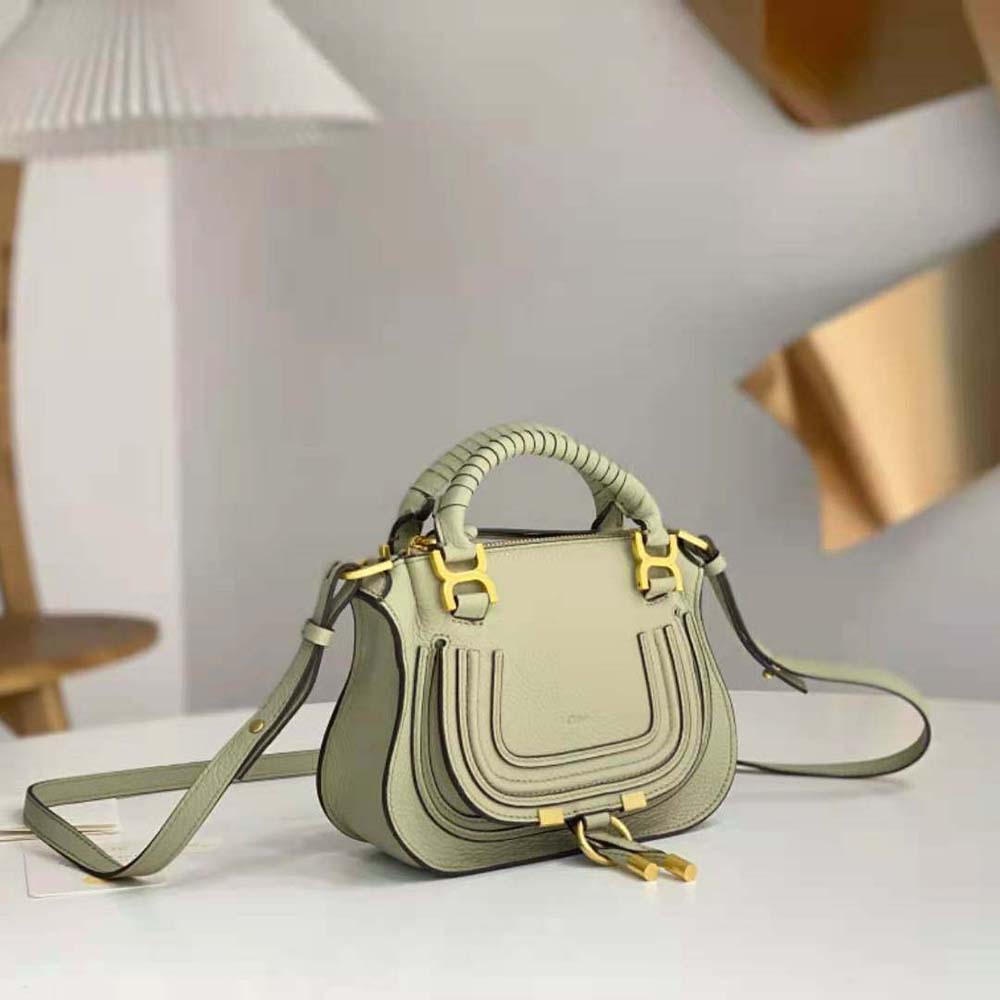 Chloe Women Marcie Mini Double Carry Bag-Green - image 4