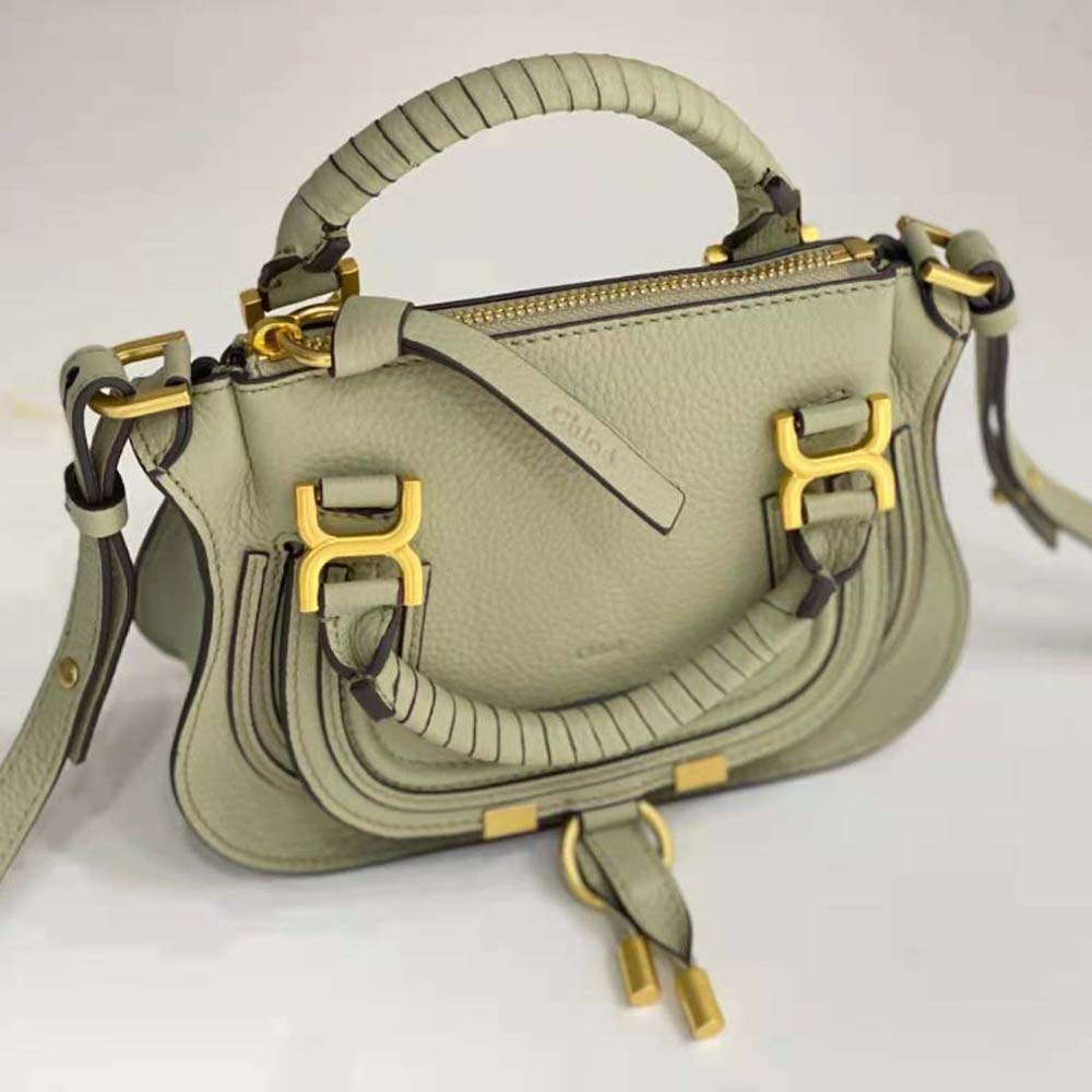 Chloe Women Marcie Mini Double Carry Bag-Green - image 5