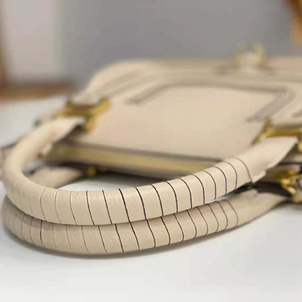 Chloe Women Marcie Small Double Carry Bag-Beige - image 6