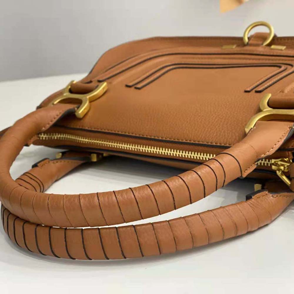 Chloe Women Marcie Small Double Carry Bag-Brown - image 6