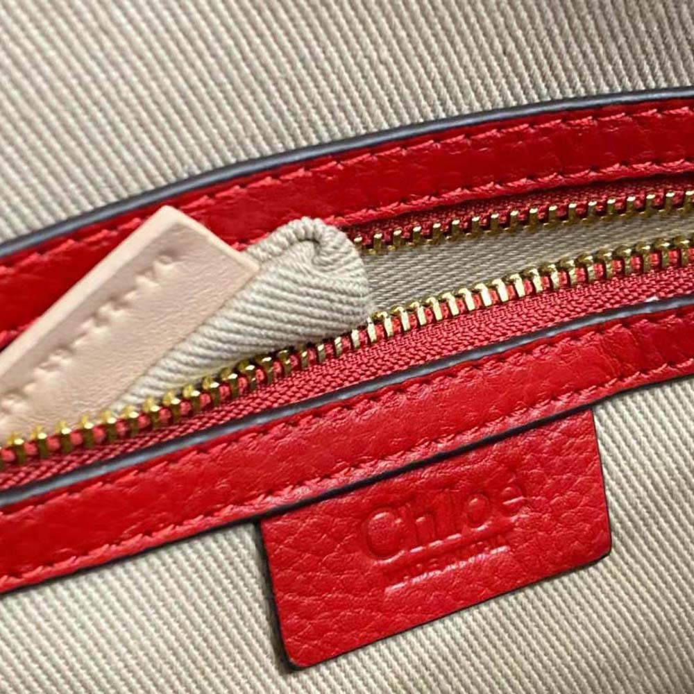 Chloe Women Marcie Small Double Carry Bag-Red - image 10