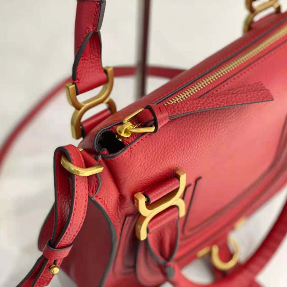 Chloe Women Marcie Small Double Carry Bag-Red - image 7