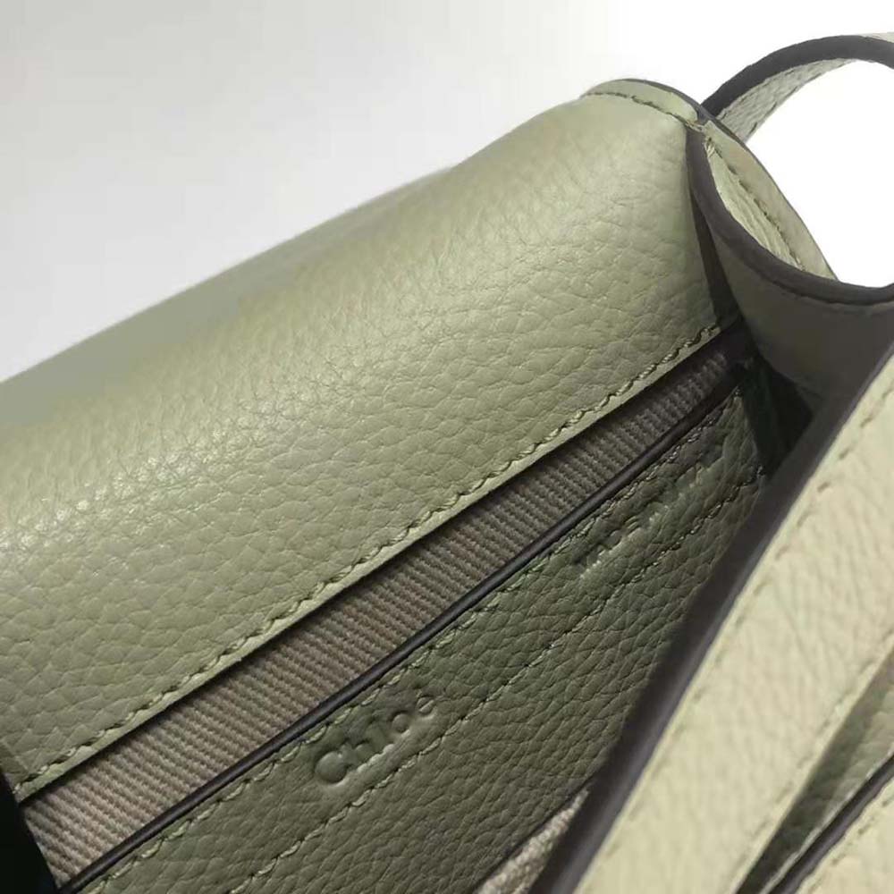 Chloe Women Marcie Small Saddle Bag-Green - image 8