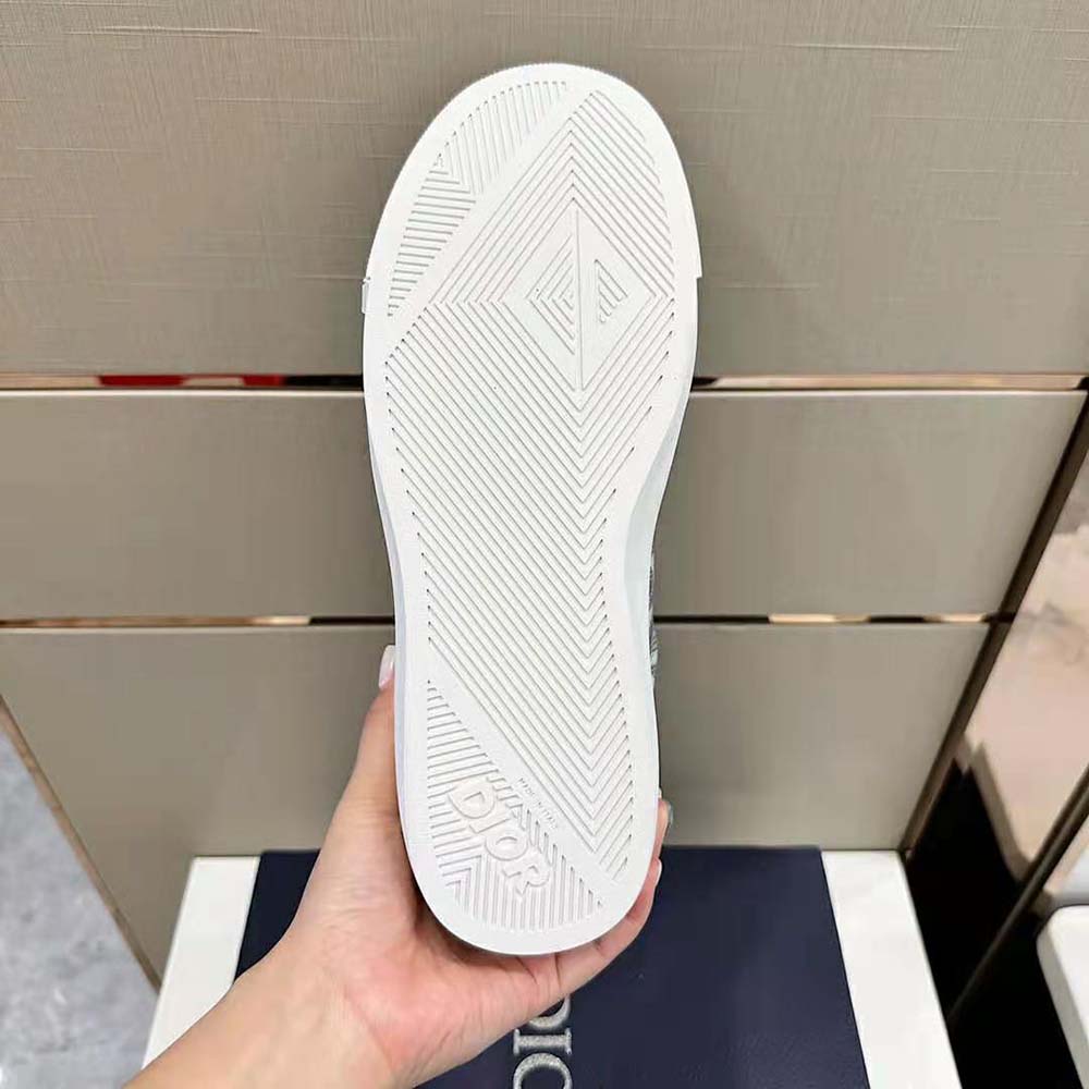 Dior Men B101 Sneaker Dior Gray CD Diamond Canvas Smooth Calfskin and Nubuck - image 10