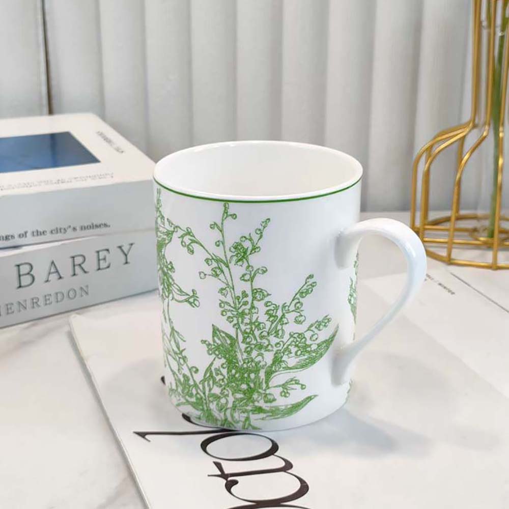 Dior Unisex Mug Green New Lily of the Valley - image 4
