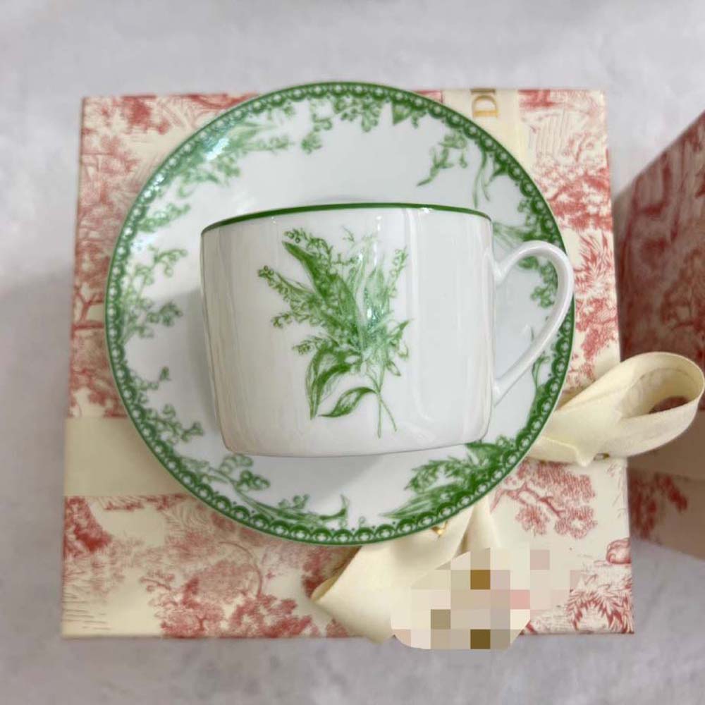 Dior Unisex Teacup Green New Lily of the Valley - image 4