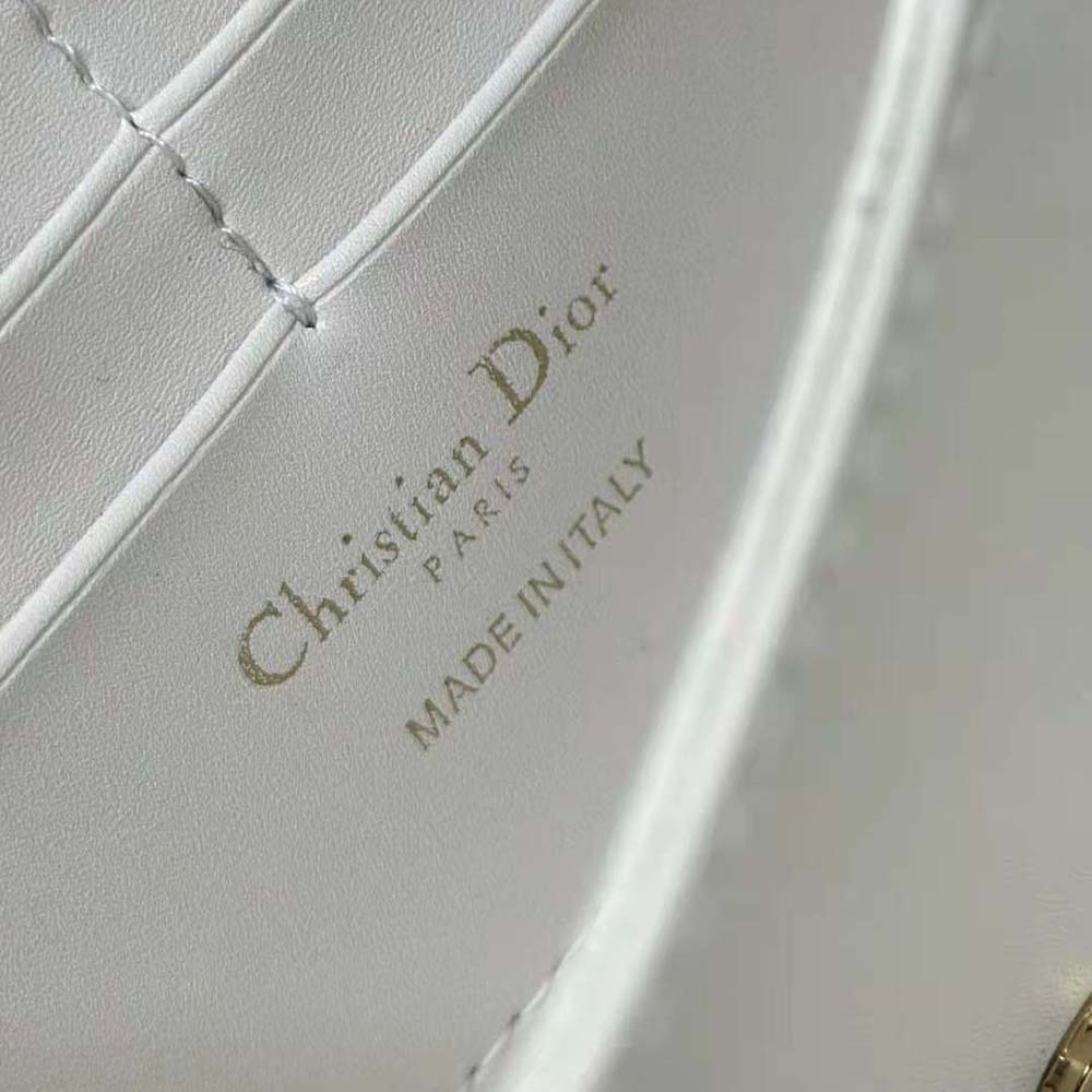 Dior Women Bobby East-west Pouch with Chain Latte Smooth Calfskin - image 9
