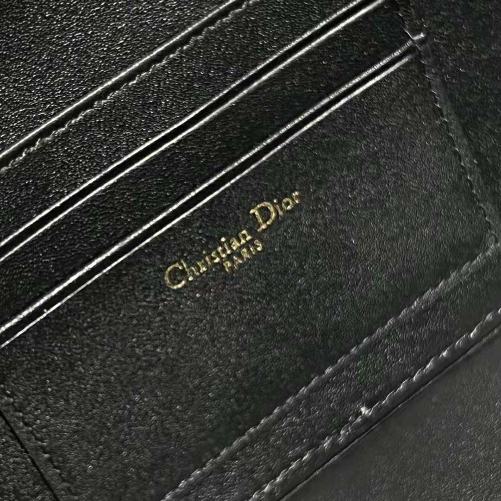Dior Women CD Signature Oval Camera Bag Black Calfskin with Embossed CD Signature - image 10