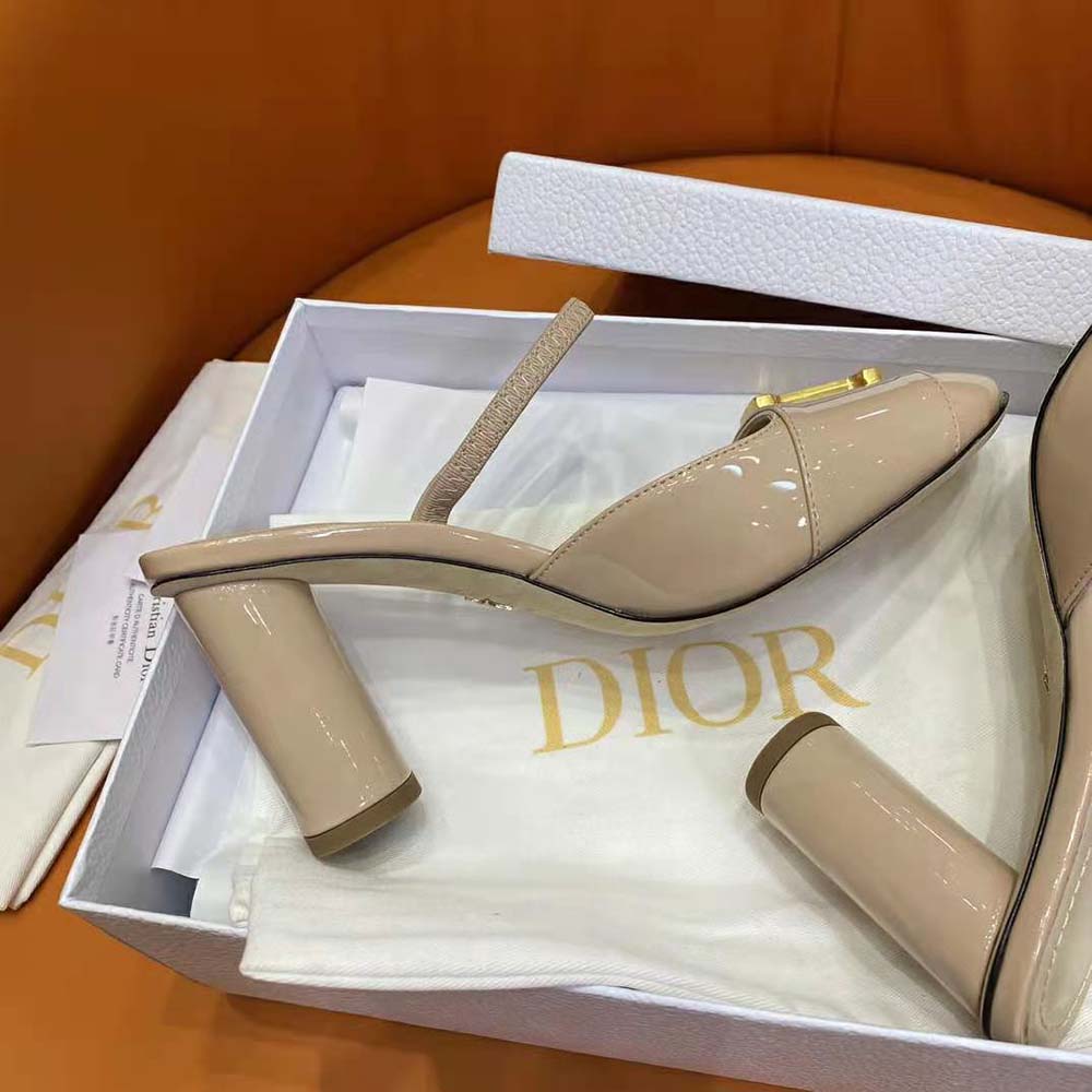 Dior Women C’est Dior Slingback Pump Nude Patent Calfskin - image 6