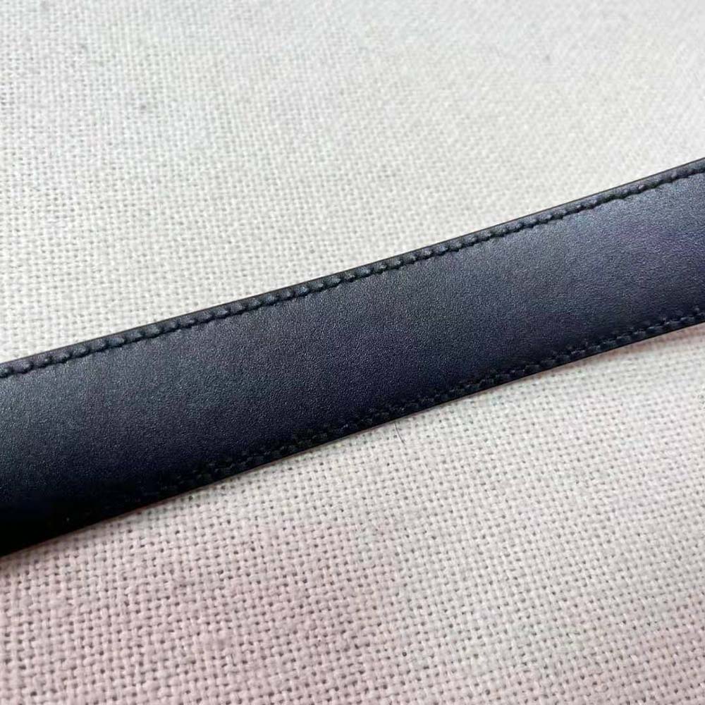 Dior Women D-Fence Reversible Belt Black and Latte Smooth Calfskin 30 MM - image 8