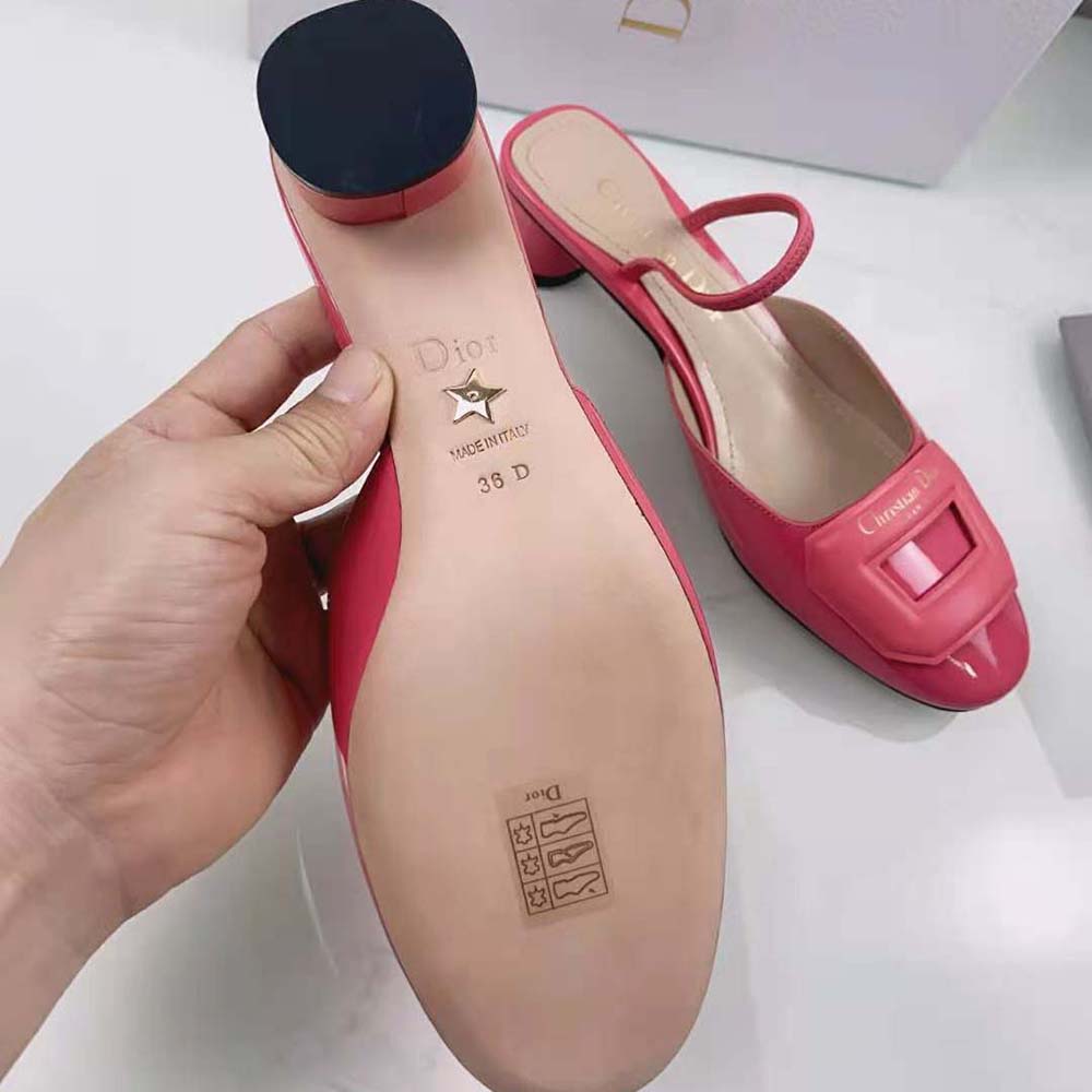 Dior Women Day Slingback Pump Indy Pink Patent Calfskin - image 9