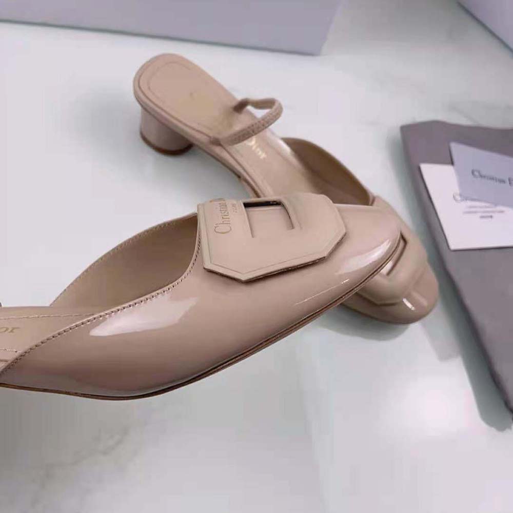 Dior Women Day Slingback Pump Nude Patent Calfskin - image 8