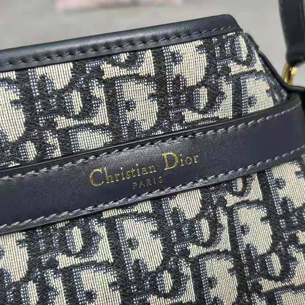 Dior Women Medium C’est Dior Bag Blue Dior Oblique Jacquard - image 9