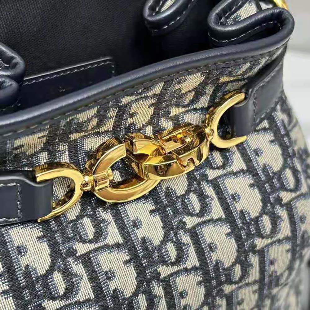 Dior Women Medium C’est Dior Bag Blue Dior Oblique Jacquard - image 8