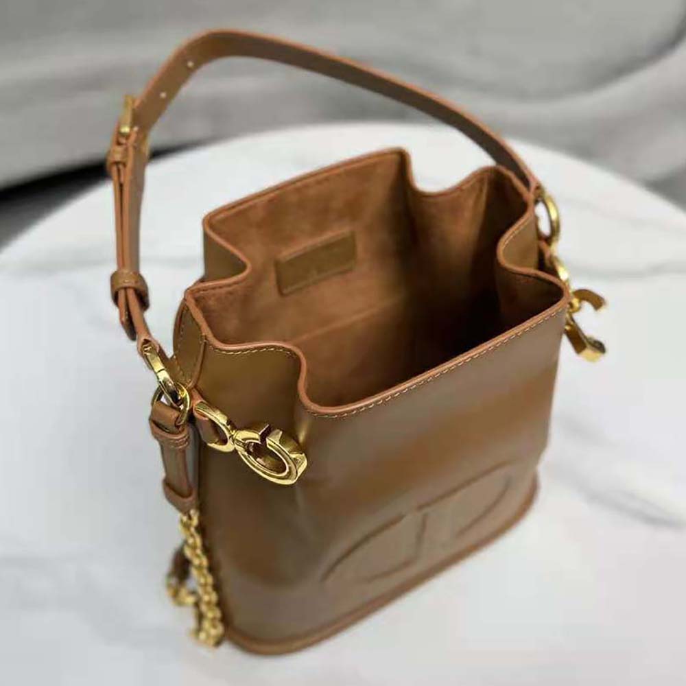 Dior Women Medium C’est Dior Bag Golden Saddle CD-Embossed Calfskin - image 5
