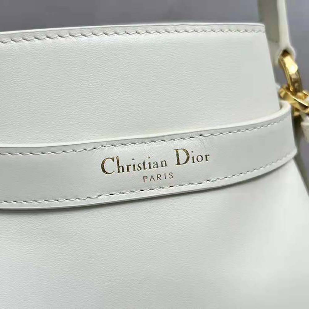 Dior Women Medium C’est Dior Bag Latte CD-Embossed Calfskin - image 9