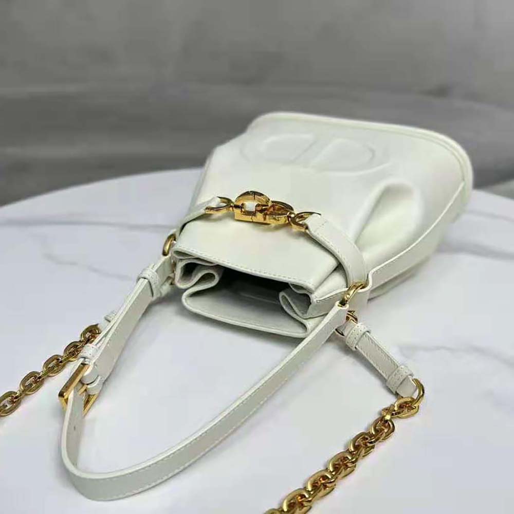 Dior Women Medium C’est Dior Bag Latte CD-Embossed Calfskin - image 8
