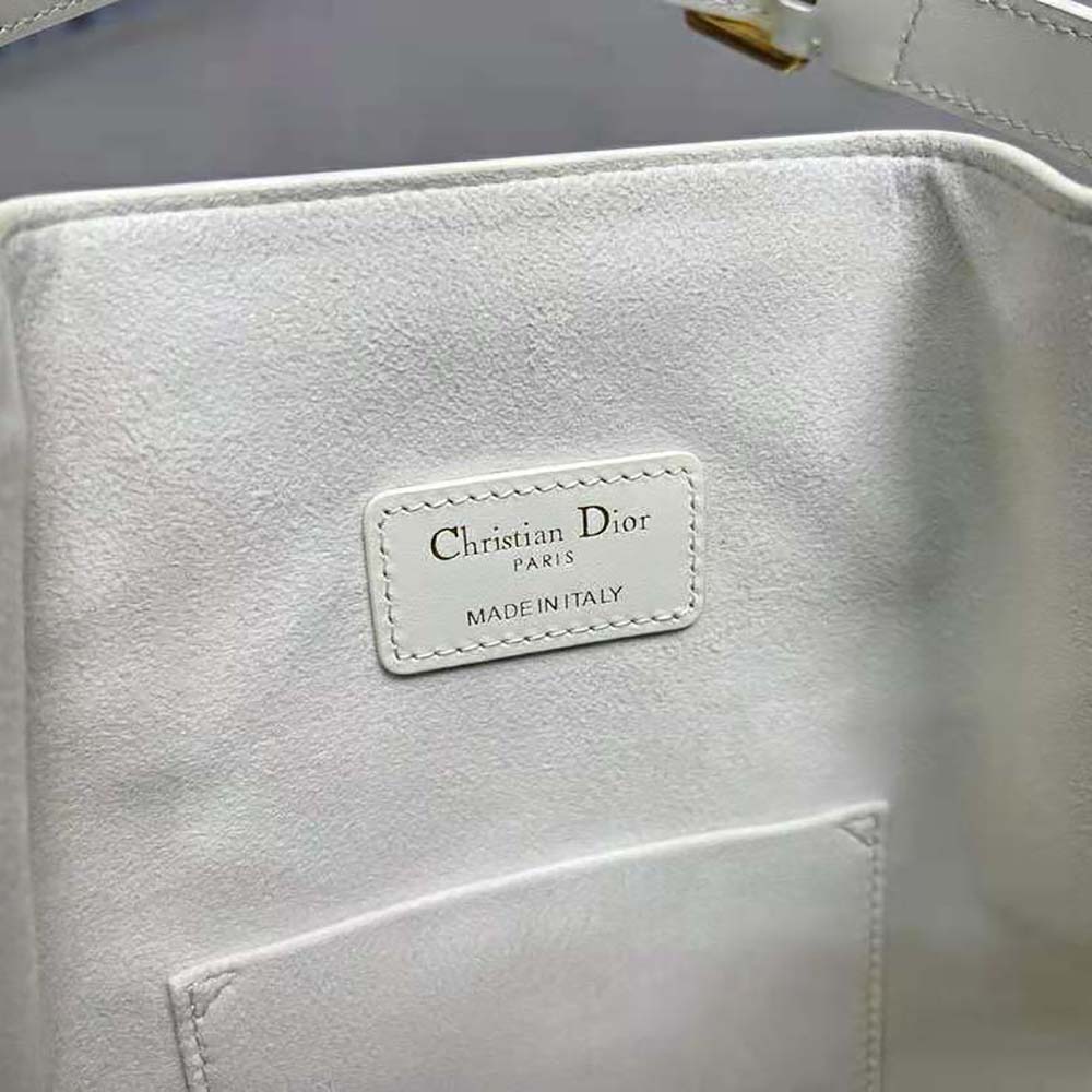 Dior Women Medium C’est Dior Bag Latte CD-Embossed Calfskin - image 10