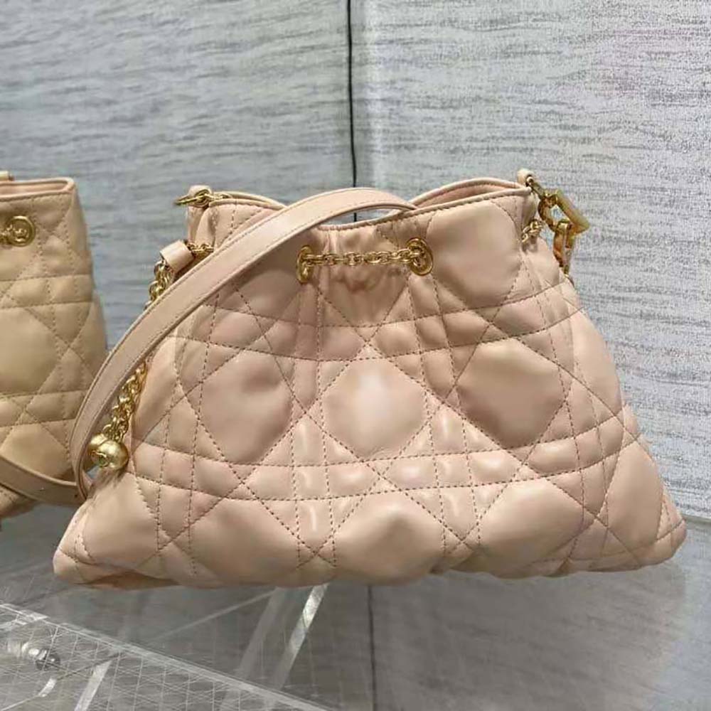 Dior Women Medium Dior Ammi Bag Sand Pink Supple Macrocannage Lambskin - image 4
