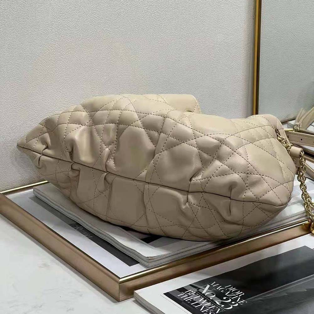 Dior Women Medium Dior Ammi Bag Sand Pink Supple Macrocannage Lambskin - image 5