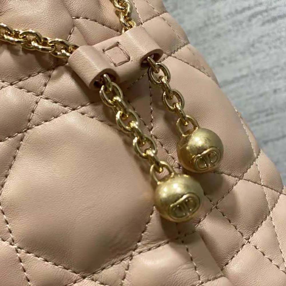 Dior Women Medium Dior Ammi Bag Sand Pink Supple Macrocannage Lambskin - image 9