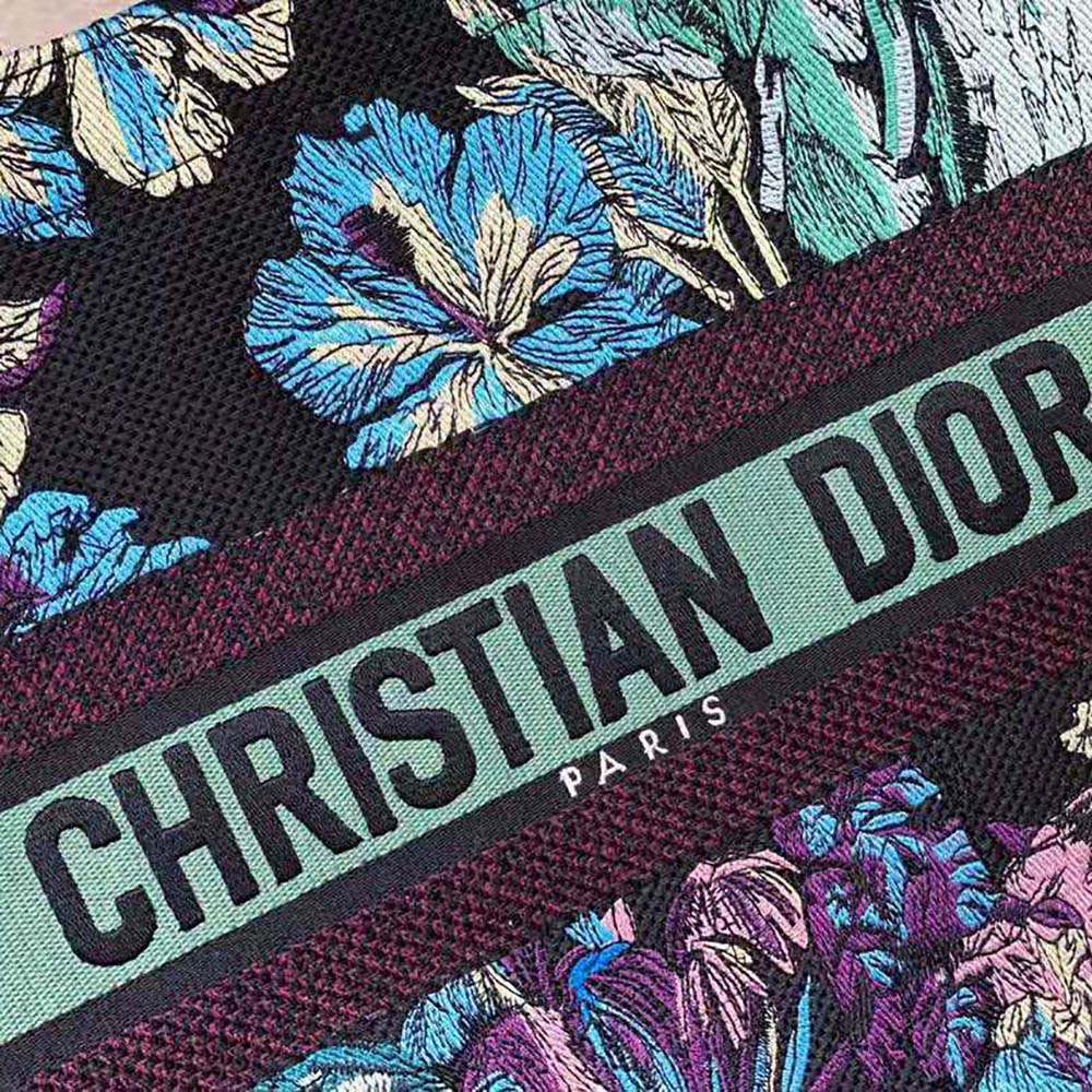 Dior Women Medium Dior Book Tote Blue Multicolor Toile de Jouy Voyage Embroidery - image 10