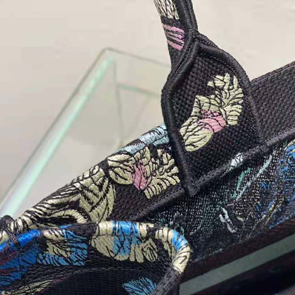 Dior Women Medium Dior Book Tote Blue Multicolor Toile de Jouy Voyage Embroidery - image 8