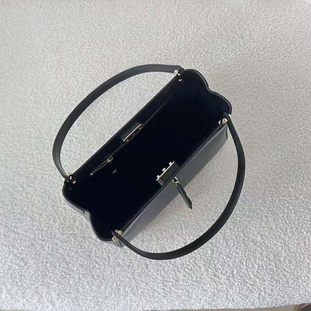 Dior Women Medium Dior Key Bag Black Box Calfskin - image 7