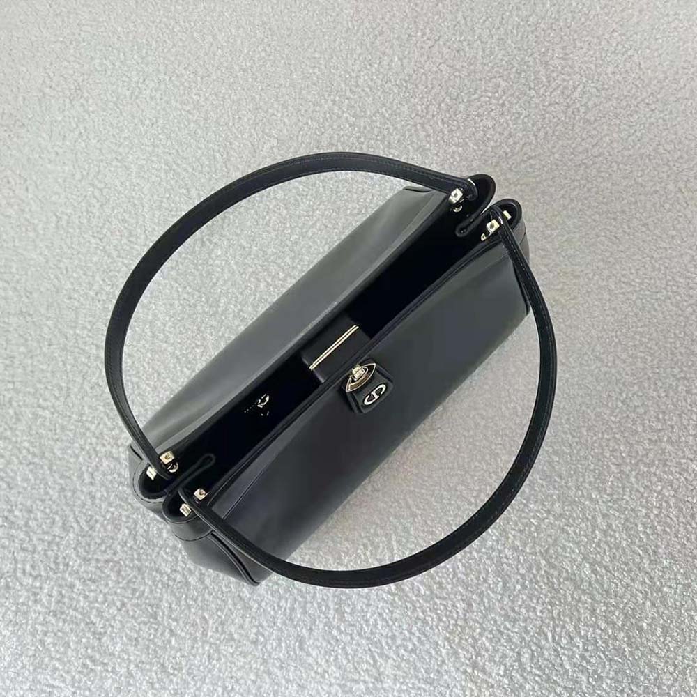 Dior Women Medium Dior Key Bag Black Box Calfskin - image 6